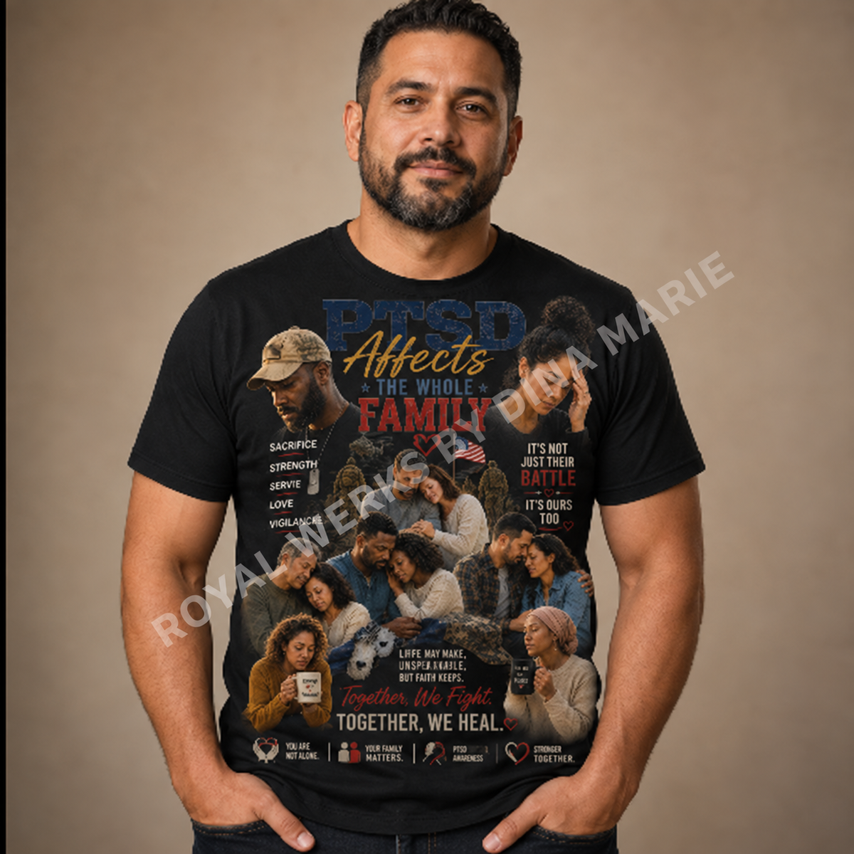 PTSD Affects the Whole Family T-Shirt