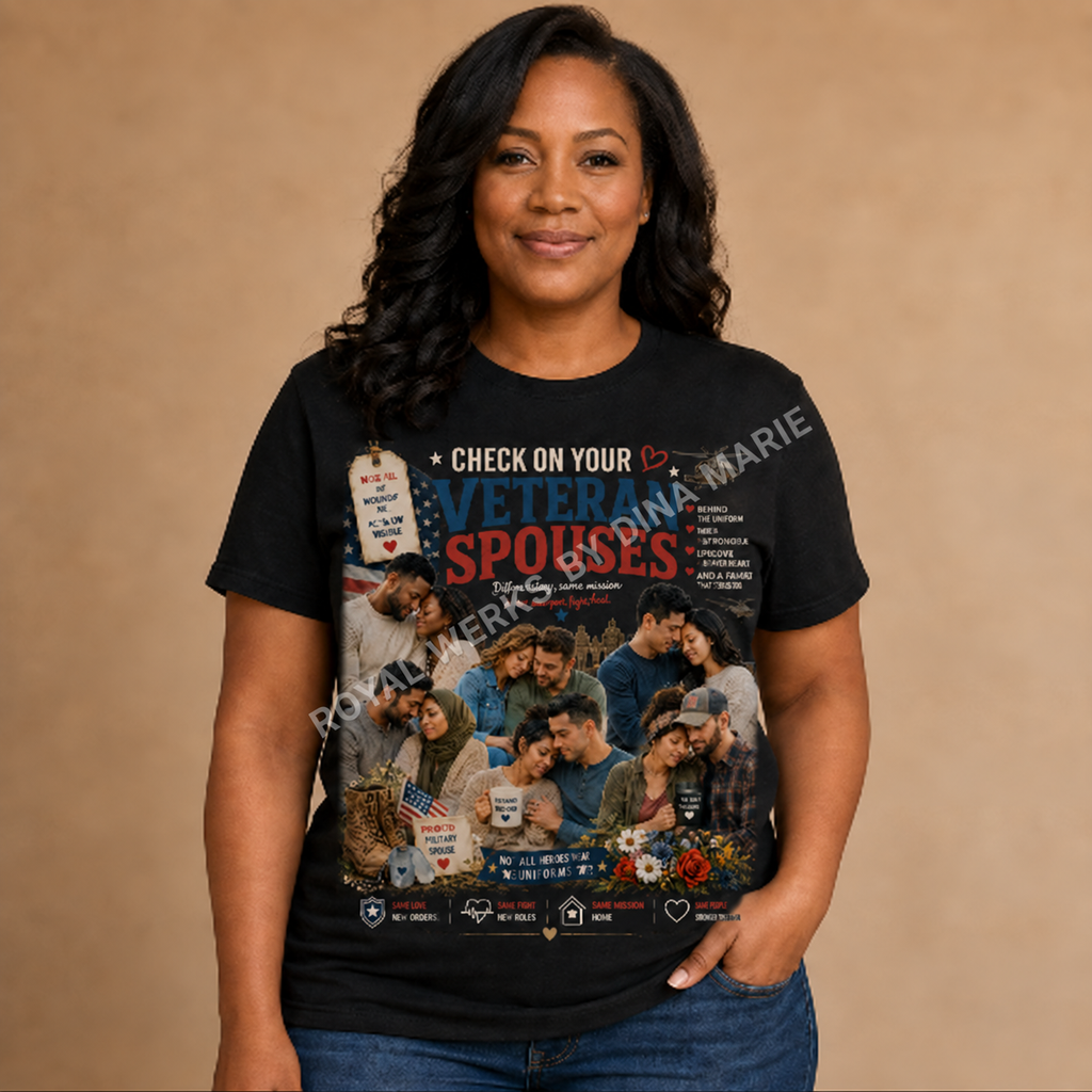 Check on Your Veteran Spouses T-Shirt