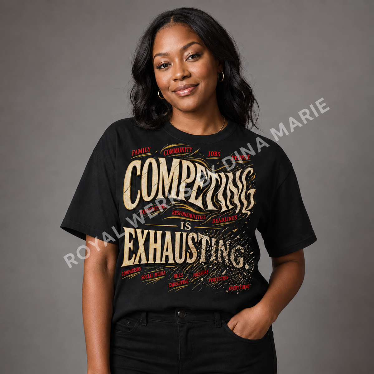 Collection 002 — Competing Is Exhausting T-Shirt