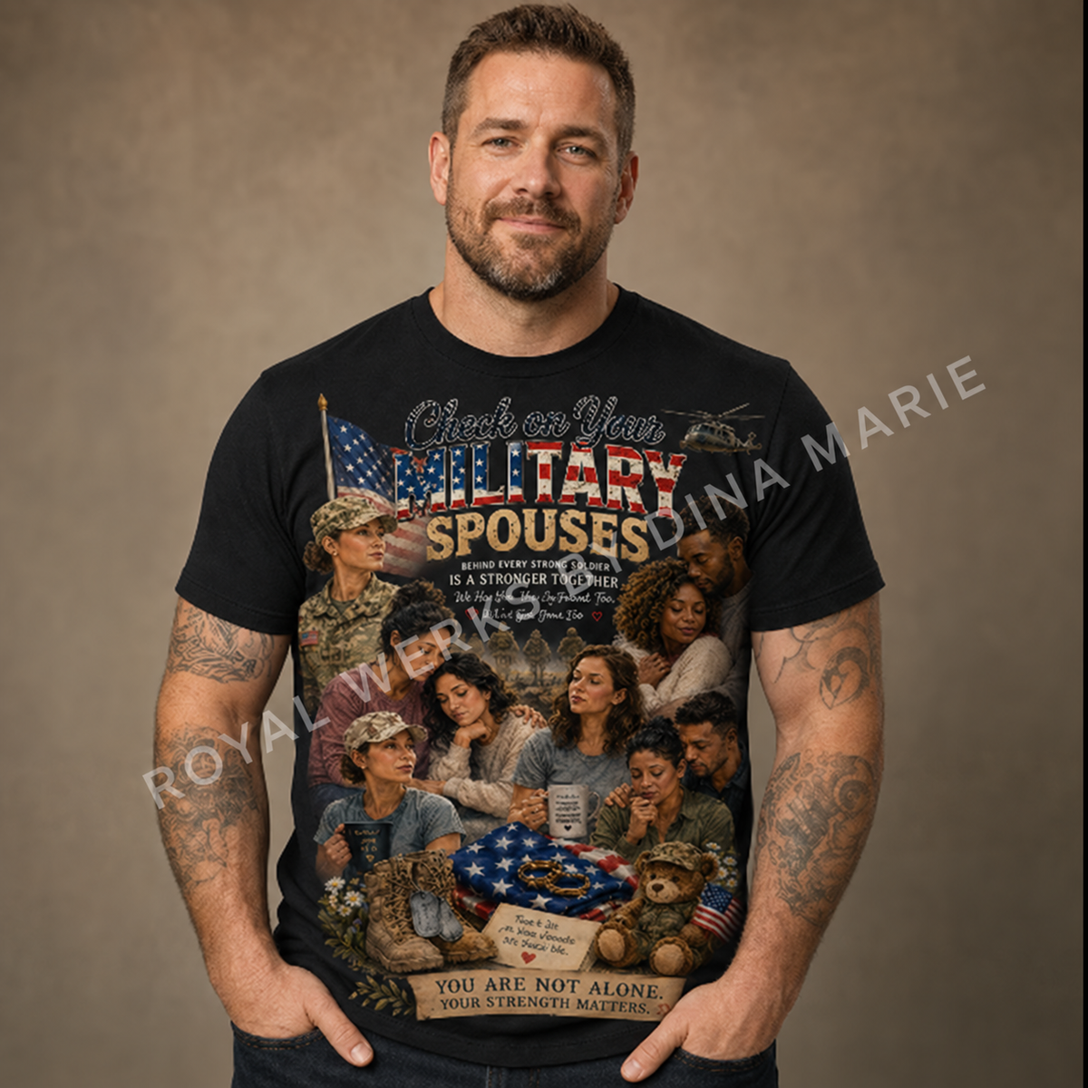 Check on Your Military Spouses T-Shirt