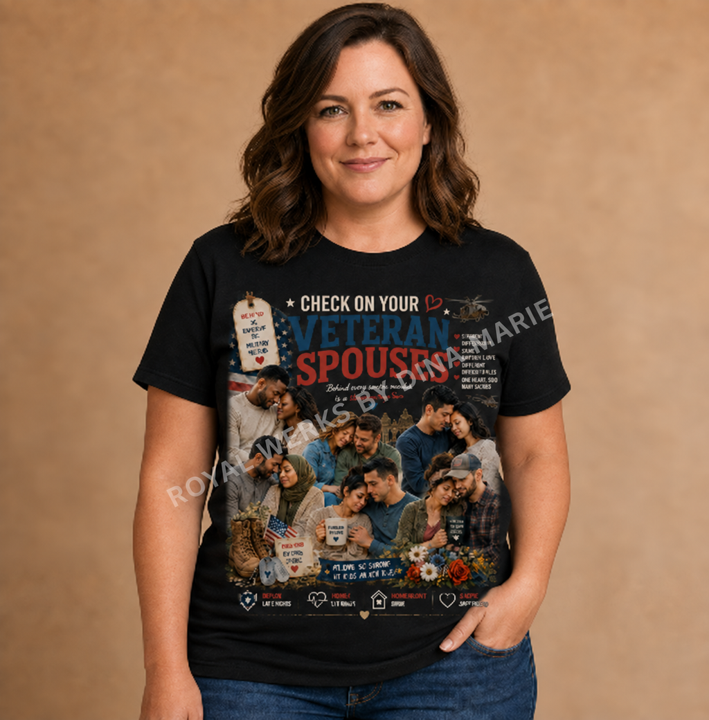 Check on Your Veteran Spouses T-Shirt